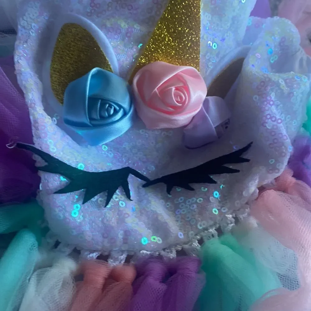 Led light Up Unicorn 🦄 dress Tutu little girls
